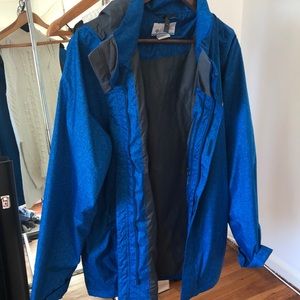 Columbia Men’s Waterproof Rain & Ski Coat • Removable Hood • Warm & Weatherproof